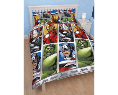 Marvel Avengers 2 personen Dekbedovertrek, dubbelzijdig Marvel Avengers 2 personen Dekbedovertrek, dubbelzijdig
