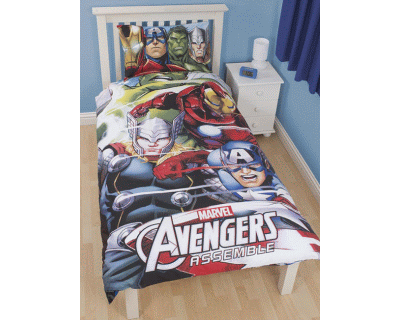 Marvel Avengers Dekbedovertrek, dubbelzijdig 3D Marvel Avengers Dekbedovertrek, dubbelzijdig 3D