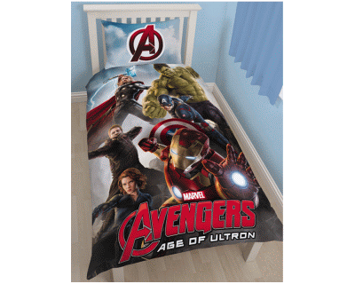 Marvel Avengers dekbedovertrekset panel Marvel Avengers dekbedovertrekset panel