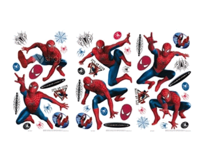 Spiderman decofun muur stickers 3 vellen Spiderman decofun muur stickers 3 vellen
