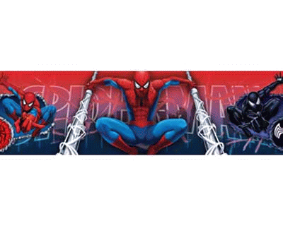 Spiderman decofun behangpapier rand 15,9cm Spiderman decofun behangpapier rand 15,9cm