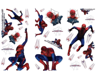 Spiderman decofun muur stickers 32 pcs Spiderman decofun muur stickers 32 pcs