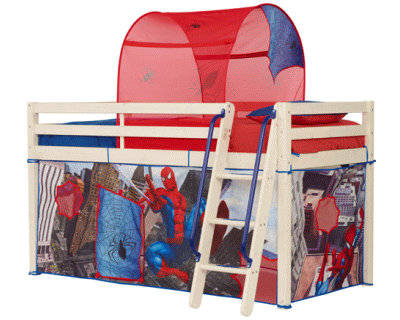 Spiderman Bedtent voor Halhoogslaper Spiderman Bedtent voor Halhoogslaper