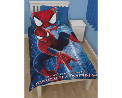Spiderman dekbedovertrek set Web, 2 in 1 Dubbelzijdig met 3D Bril Spiderman dekbedovertrek set Web, 2 in 1 Dubbelzijdig met 3D Bril