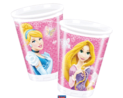 Disney princses Feest beker 8 per pak