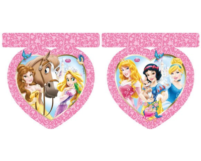 Disney princess Feest Die-cut flag banner