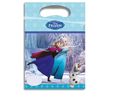 Frozen feest iceskating zakjes