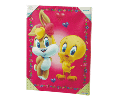 Baby Looney Tunes Canvas Tweety en konijn