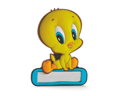 Tweety Deur naamplatje