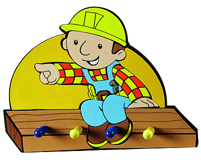 Bob de Bouwer kinderkamer - Foam Kapstok
