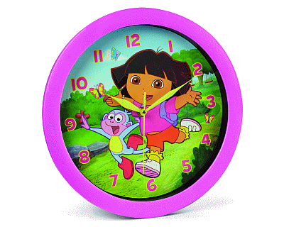 Dora Muur klok dancing