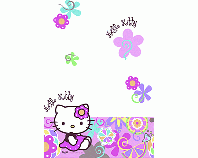 Hello Kitty feest tafelkleed bamboo
