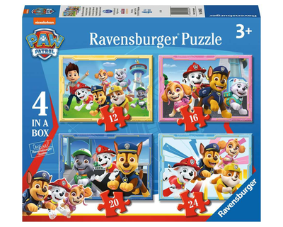 Paw Patrol 4 in puzzel PAW