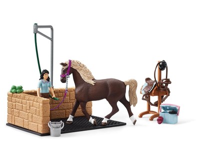 42438 Schleich Horse Club Paardenwasbox Emily en Luna
