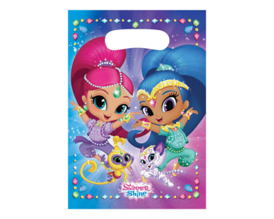 Shimmer & Shine feest zakjes 8 per pak