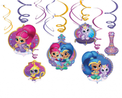 Shimmer & Shine hanger decoratie