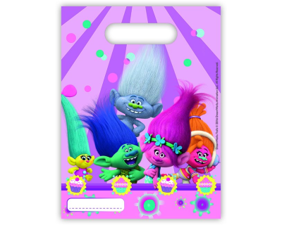 Trolls Feest zakjes 6 per pak
