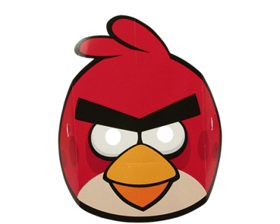 Angry Birds feest masker 6 per pak