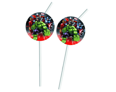 Marvel Avengers Power feest drinkrietjes