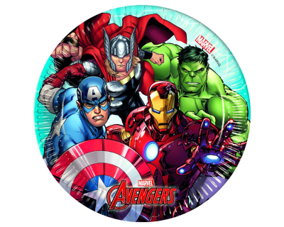 Marvel Avengers feest borden 20cm might