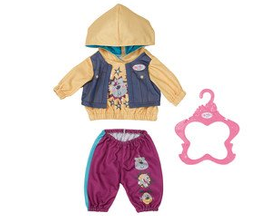 832615 BABY born Outfit met Hoodie (43 cm)