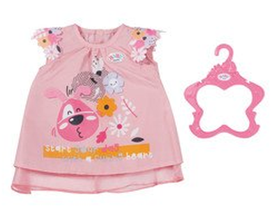 833612 BABY born Jurk met Hond (43 cm)