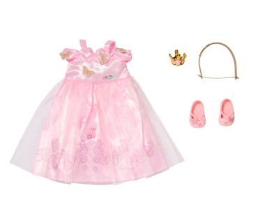 834169 BABY born Deluxe prinses outfit 43cm