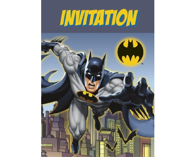 Batman Comics feest uitnodigingen