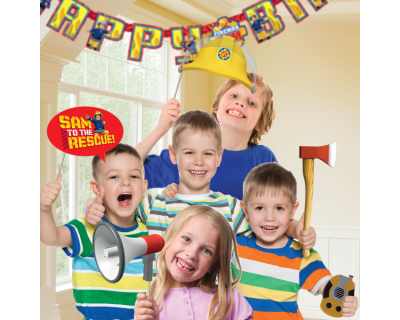 Brandweerman Sam Feest Photo Booth Kit