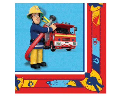 Brandweerman Sam Feest servetten