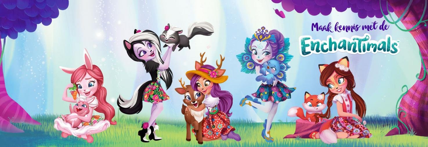 Op zoek naar items van Enchantimals? Artikelen van Enchantimals koop je eenvoudig online bij time4toys.nl. Snel in huis! Meestal gratis verzonden! De Enchantimals een clubje leuke meiden die een speciale band hebben met hun beste dierenvriendjes. Ze wonen samen in een sprookjesachtige wereld vol plezier en avontuur! Een wereld waarin alles draait om vriendschap.