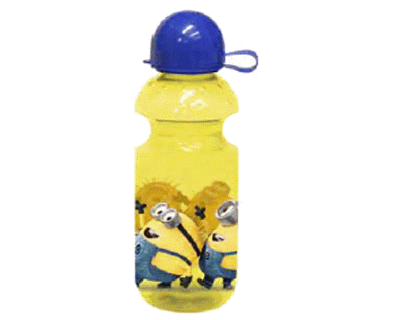 Minions bidon gele transparant