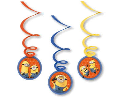 Minions feest decoratie spiraal