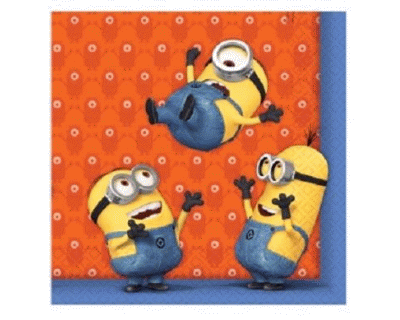 Minions feest servetten