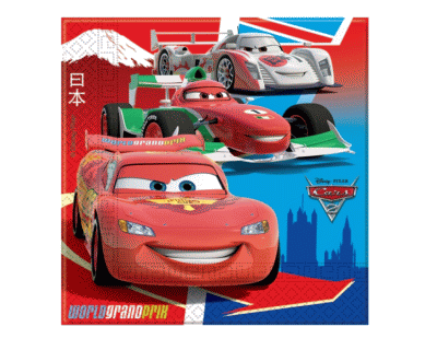 Disney Cars Formura feest servetten