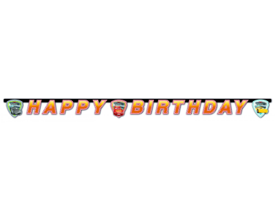 Disney Cars 3 feest slinger "Happy Birthday"