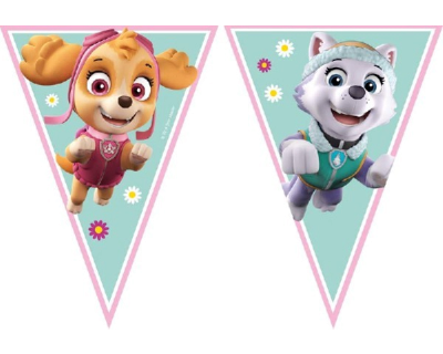 Paw Patrol skye feest vlaggenlijn