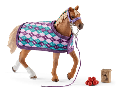 42360 Schleich Horse Club Engels volbloed met deken
