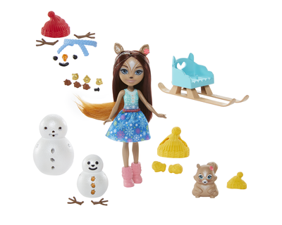 Enchantimals thema - Sneeuwpoppenstrijd