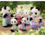 5529 Sylvanian Families - familie zwarte panda