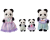 5529 Sylvanian Families - familie zwarte panda