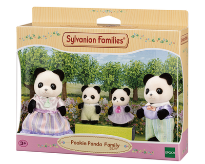 5529 Sylvanian Families - familie zwarte panda
