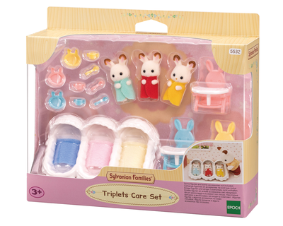 5532 Sylvanian Families - drieling chocoladekonijn verzorgingsset