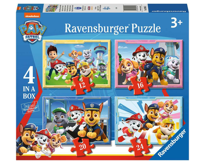 Paw Patrol 4 in puzzel PAW