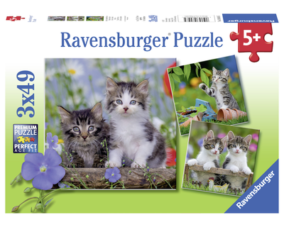 Ravensburger Puzzel 3x 49 Jonge Katjes
