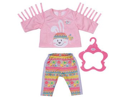 830178 BABY born Trendy Outfit met trui met konijn (43 cm)