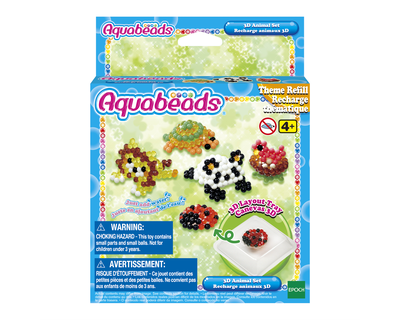 31447 Aquabeads Navulling - 3D Animal Set