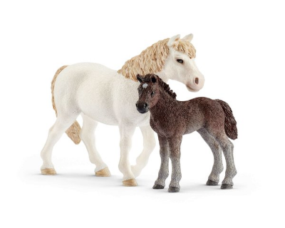42423 Schleich Farm World  Pony merrie en veulen