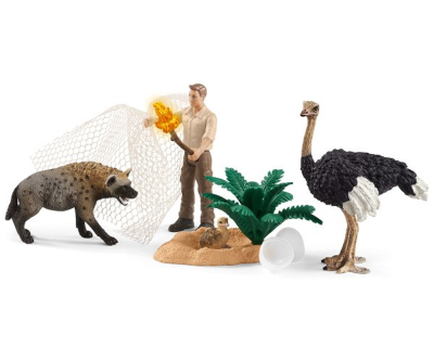 42504 Schleich Wild Life Vangen van de hyena