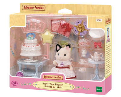 5646 Sylvanian Families - Feest speelset-Tuxedo kat meisje